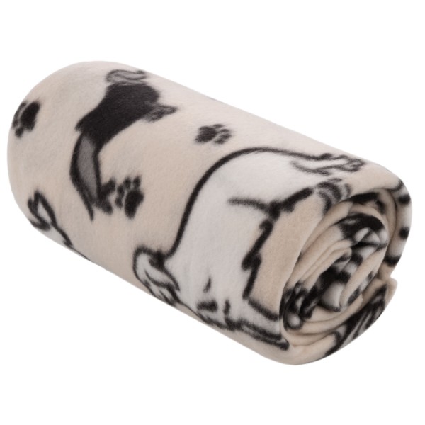 Фото - Плед односпальный ARDESTO Fleece 130x160 см песики серый (ART0724PB)