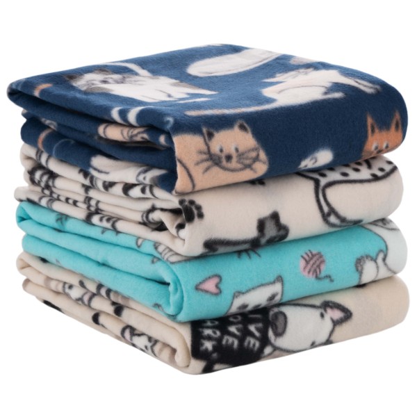 Фото - Плед односпальный ARDESTO Fleece 130x160 см песики серый (ART0724PB)
