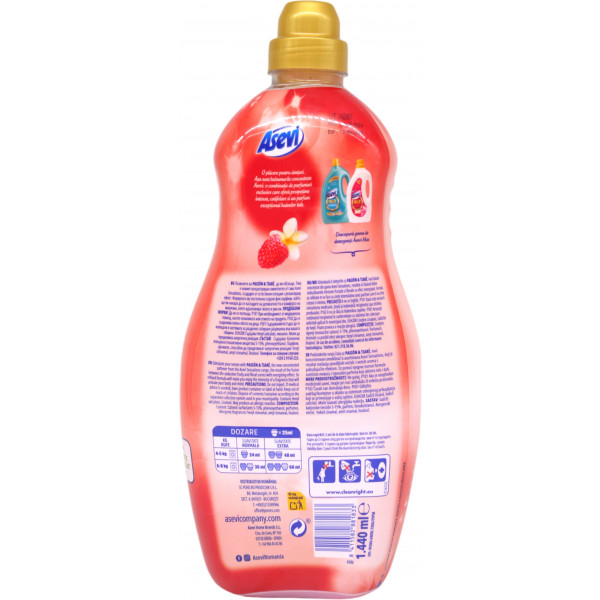 Фото - Ополаскиватель для белья Asevi Pasion Sensations 1,44 л (ALCCPS1500)