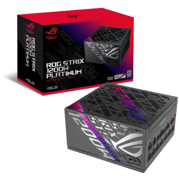 Фото - Блок живлення для ПК Asus ROG STRIX 1200W 80+ Platinum (90YE00W0-B0NA00)