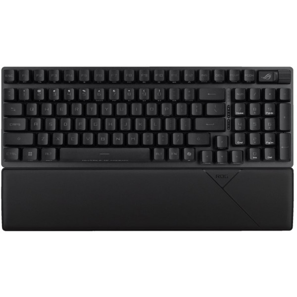 Фото - Клавиатура беспроводная игровая Asus ROG Strix Scope II RX Optical USB-A/WL/BT EN RGB Black (90MP03S0-BKUA20)