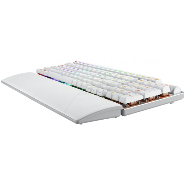 Фото - Клавіатура бездротова ігрова Asus ROG Strix Scope II RX Optical USB-A/WL/BT EN RGB White (90MP03S0-BKUA30)