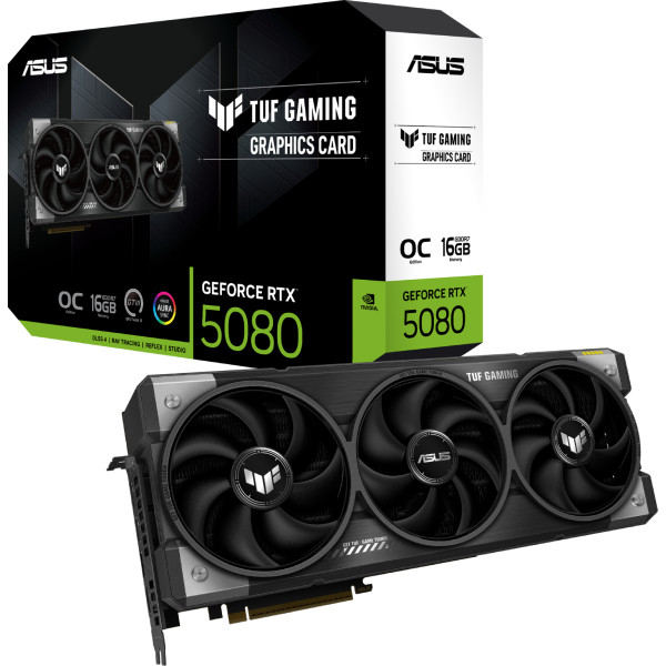 Фото - Відеокарта Asus TUF Gaming GeForce RTX 5080 16GB GDDR7 OC Edition (TUF-RTX5080-O16G-GAMING)