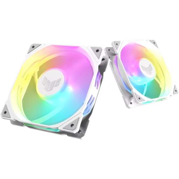 Фото - Корпусный вентилятор Asus TUF GAMING TR120 FAN ARGB REVERSE WHITE 3IN1