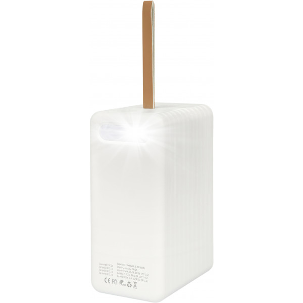Фото - Батарея мобільна Aura NRG-P120 120000 mAh 22.5W White (PBANRG-P120W)