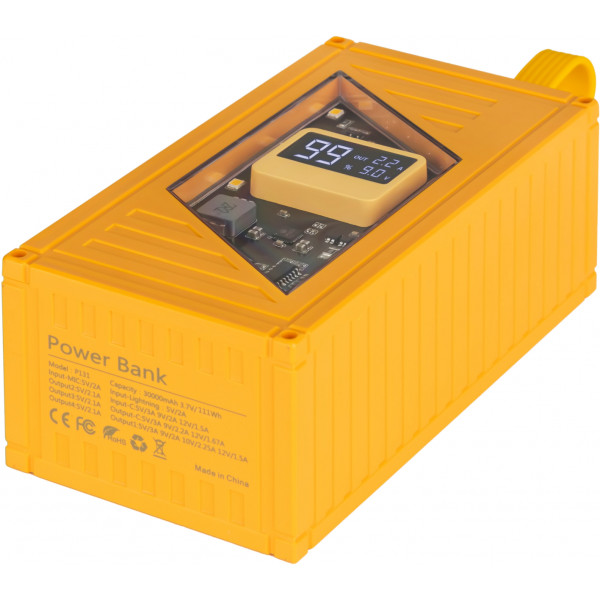 Фото - Батарея мобільна Aura NRG-P30 30000 mAh 22.5W Yellow (PBANRG-P30Y)