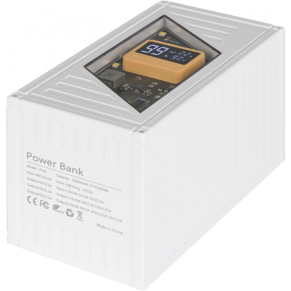 Фото - Батарея мобільна Aura NRG-P50 50000 mAh 22.5W White (PBANRG-P50W)