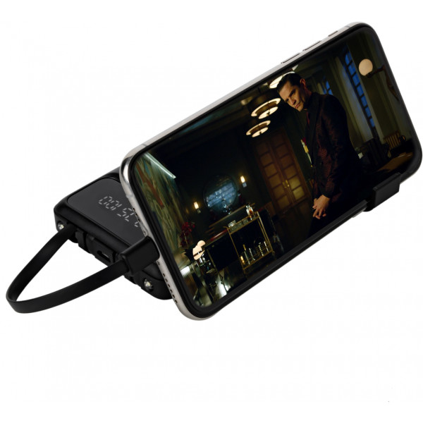 Фото - Батарея мобільна Aura NRG10 10000 mAh Black (PBANRG10B)