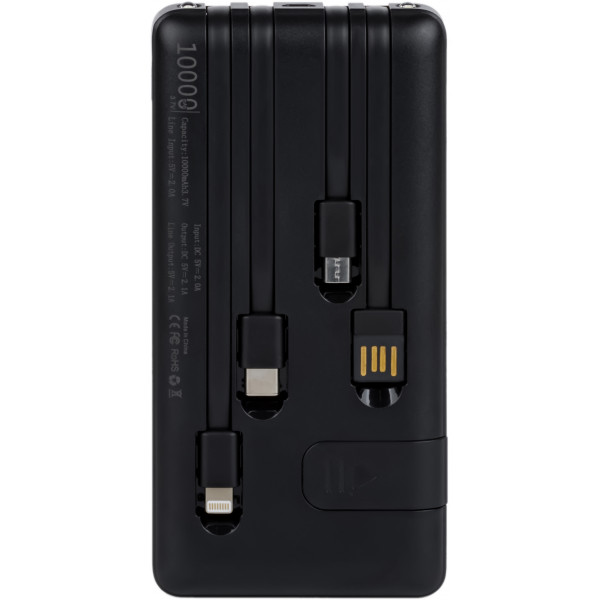 Фото - Батарея мобільна Aura NRG10 10000 mAh Black (PBANRG10B)