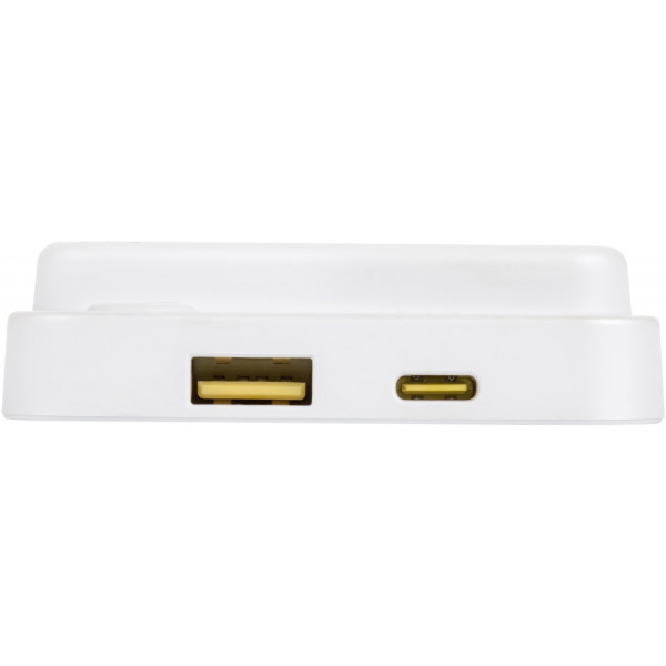 Фото - Батарея мобільна Aura NRG10W 10000 mAh 22.5W Wireless charging White (PBANRG10WW)