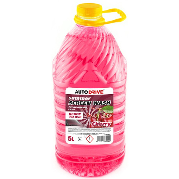 Фото - Омыватель стекла Auto Drive Summer Screen Wash Cherry PET 5 л (AD0137)
