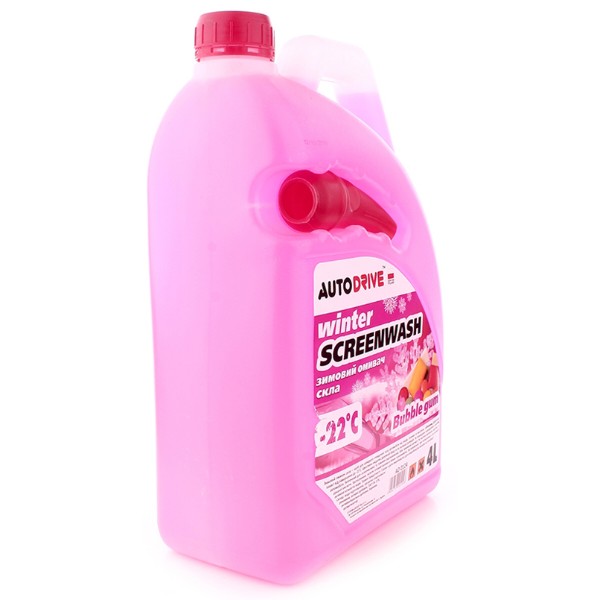 Фото - Омивач скла Auto Drive Winter Screenwash Bubble Gum 4 л (AD0124)