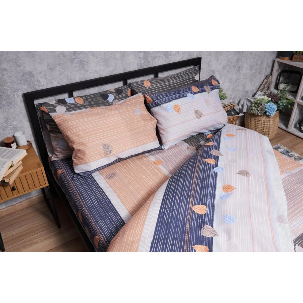 Фото - Комплект постільної білизни Moon&Star Мікросатин Premium «Autumn Glow» 160х220 см нав. 2х70х70 (MS-820004992)