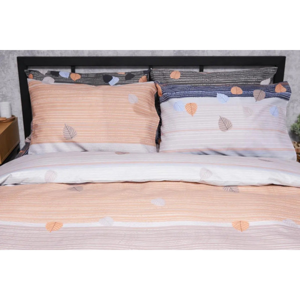 Фото - Комплект постільної білизни Moon&Star Мікросатин Premium «Autumn Glow» 175х210 см нав. 2х40х60 (MS-820004975)