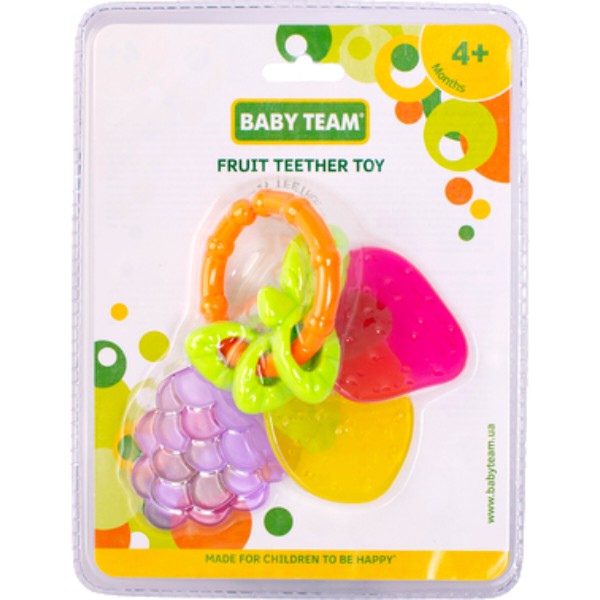 Фото - Прорезыватель Baby Team Фрукты ( 8470)