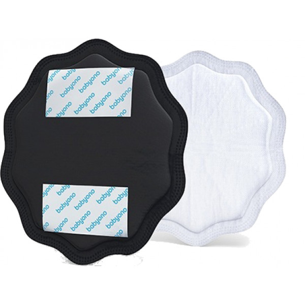 Фото - Прокладки для грудей BabyOno Natural nursing чорні 24шт (298/02)