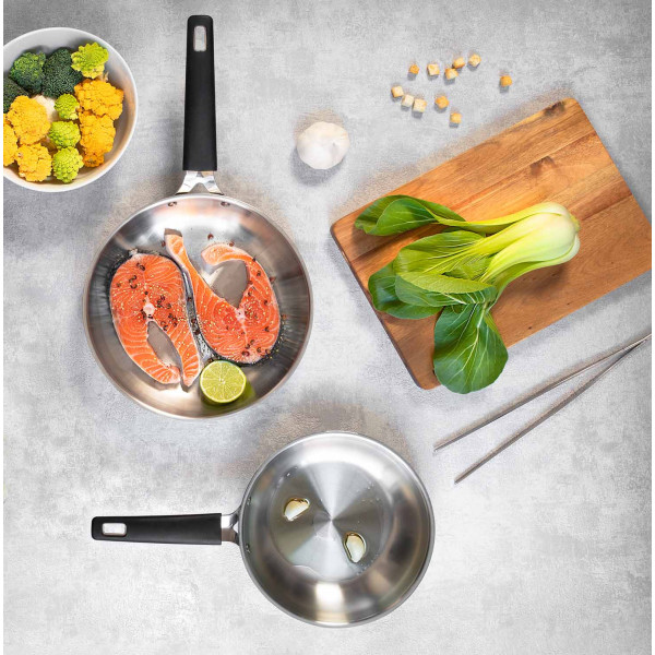 Фото - Сковорода універсальна Barazzoni 33 CARATI 20 см (170106020)