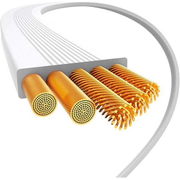 Фото - Кабель Baseus Free2Draw Mini Retractable Charging Cable Type-C to Type-C 100W 1m Moon White (P10364500211-00)