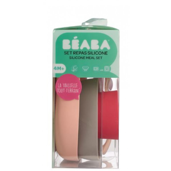 Фото - Набір дитячий Beaba Pink 4 пр. (913429)