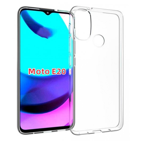 Фото - Чохол для смартфону BeCover for Motorola Moto E20 Transparancy (706922)