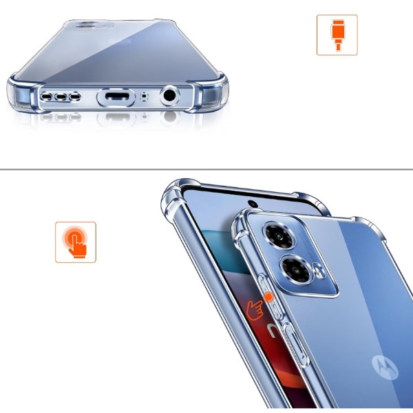 Фото - Чохол для смартфону BeCover Anti-Shock for Motorola Moto G35 Clear (712779)