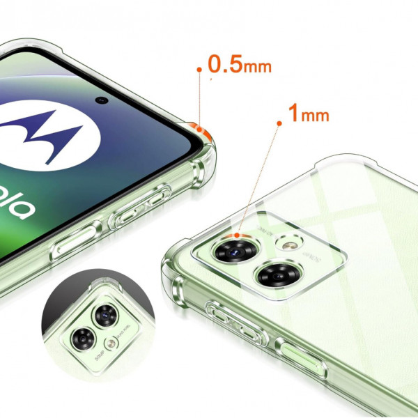 Фото - Чехол для смартфона BeCover Anti-Shock for Motorola Moto G55 Clear (712780)
