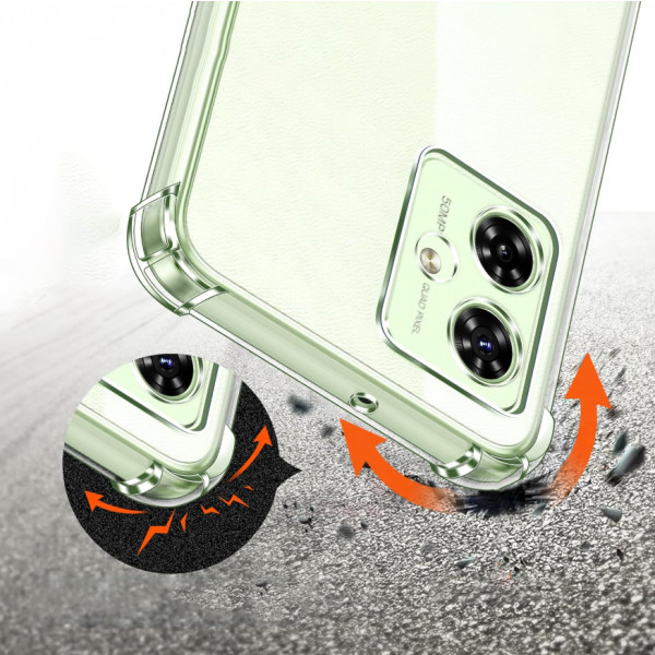 Фото - Чехол для смартфона BeCover Anti-Shock for Motorola Moto G55 Clear (712780)