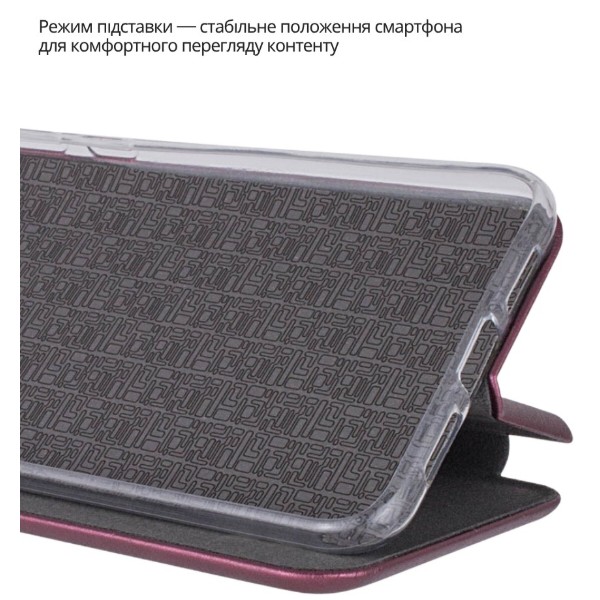Фото - Чохол для смартфону BeCover Exclusive for Motorola Moto G56 Red Wine (715492)