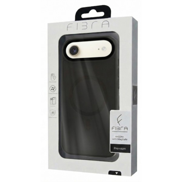 Фото - Чохол для смартфону BeCover FIBRA ArcLine Case with MagSafe for Apple iPhone 17 Air Black (715375)