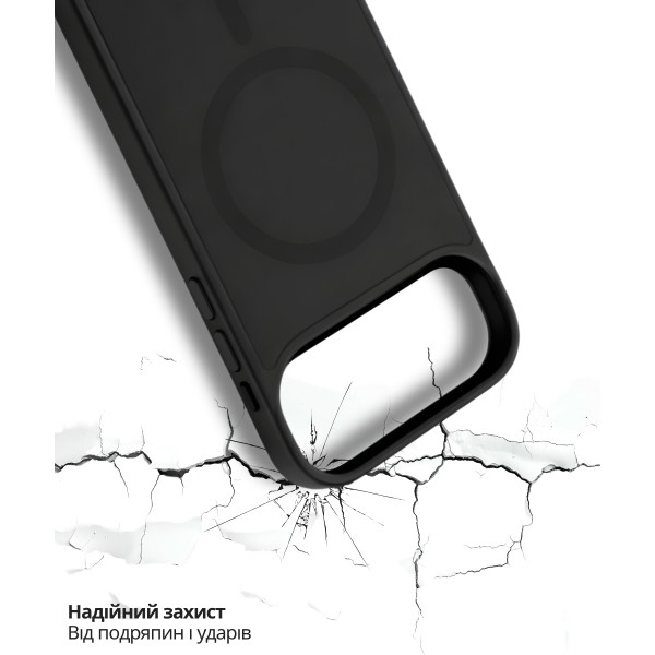 Фото - Чохол для смартфону BeCover FIBRA ArcLine Case with MagSafe for Apple iPhone 17 Air Black (715375)