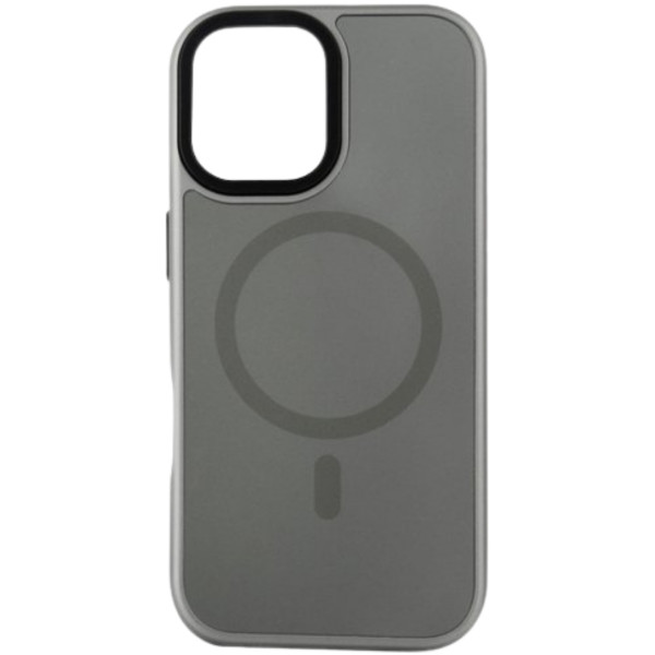 Фото - Чохол для смартфону BeCover FIBRA ArcLine Case with MagSafe for Apple iPhone 17 Gray (715374)