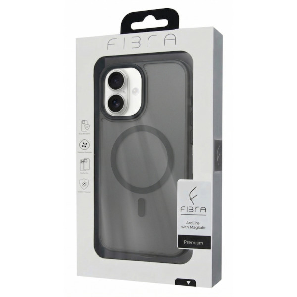 Фото - Чохол для смартфону BeCover FIBRA ArcLine Case with MagSafe for Apple iPhone 17 Gray (715374)