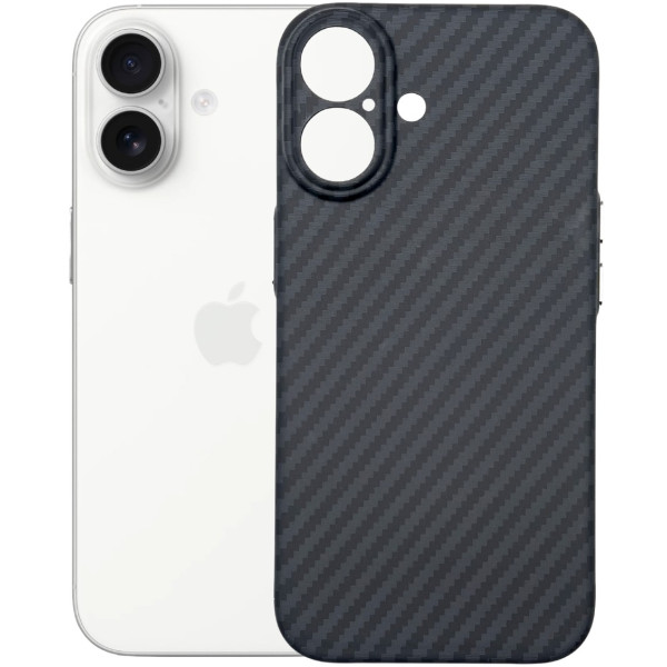 Фото - Чохол для смартфону BeCover FIBRA Carbonite case with MagSafe for Apple iPhone 17 Black (715406)