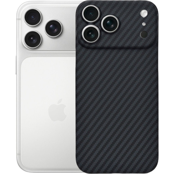 Фото - Чохол для смартфону BeCover FIBRA Carbonite case with MagSafe for Apple iPhone 17 Pro Black (715409)