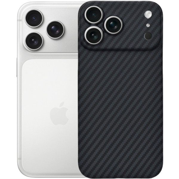 Фото - Чохол для смартфону BeCover FIBRA Carbonite case with MagSafe for Apple iPhone 17 Pro Max Black (715410)