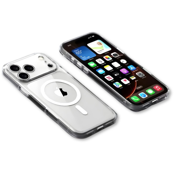 Фото - Чохол для смартфону BeCover FIBRA Crystal Case with MagSafe for Apple iPhone 17 Pro Max (715370)