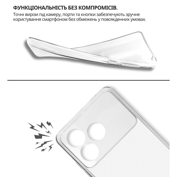 Фото - Чохол для смартфону BeCover for ZTE Blade A36 / Nubia A36 Transparancy (714908)