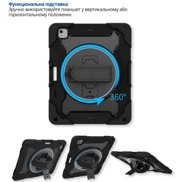 Фото - Чохол для планшета BeCover Horizontal handle for Apple iPad Air 13" M4 2026 Black (715290)