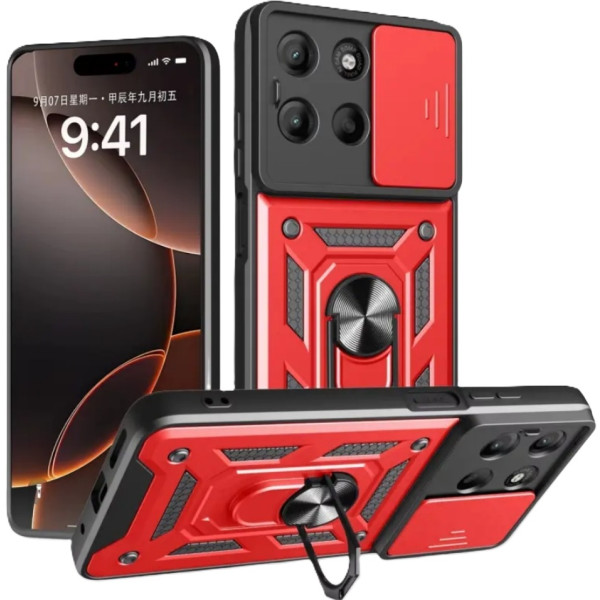 Фото - Чехол для смартфона BeCover Military for Motorola Moto G57 Power Red (715517)