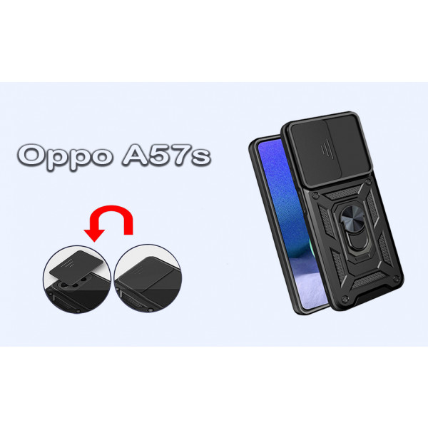 Фото - Чохол для смартфону BeCover Military for Oppo A57s Black (708196)