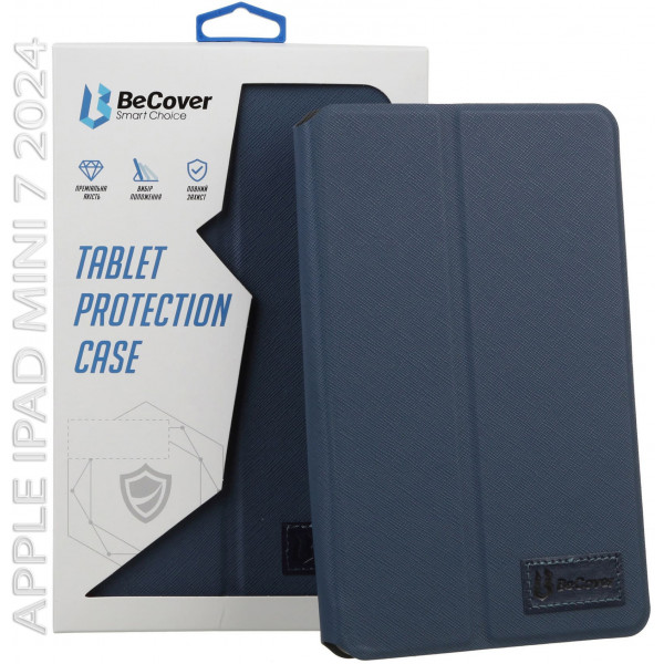 Фото - Чохол для планшету BeCover Premium for Apple iPad Mini 7 2024 Deep Blue (712436)