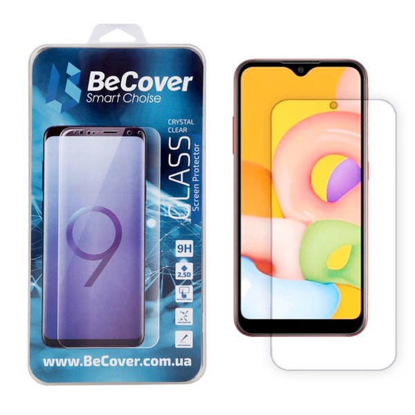 Фото - Захисне скло для смартфону BeCover Samsung Galaxy A01 SM-A015 Crystal Clear Glass (704667)
