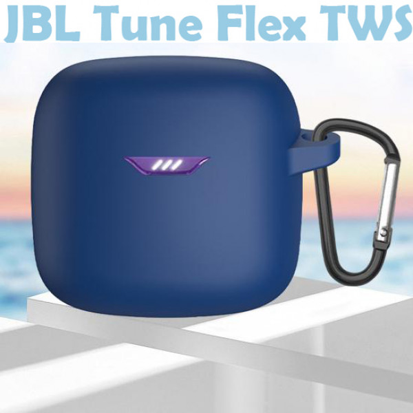 Фото - Чехол для наушников BeCover Silicon for JBL Tune Flex TWS Deep Blue (710185)