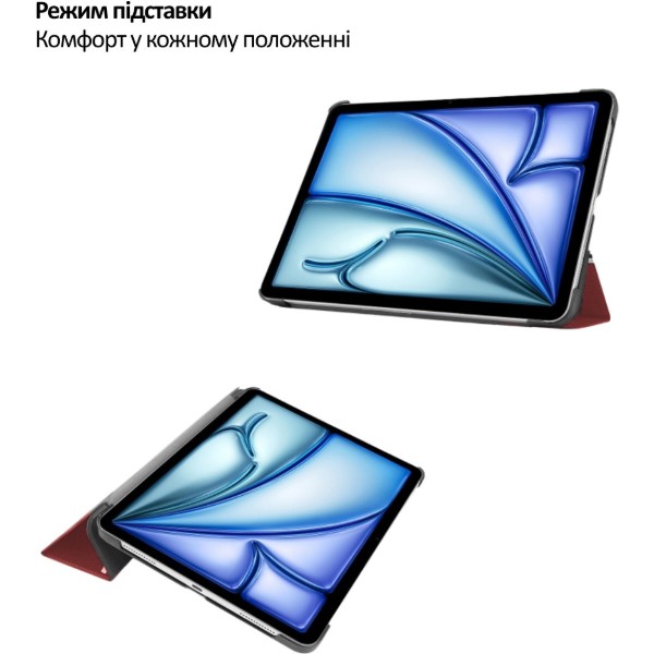 Фото - Чехол для планшета BeCover Smart Case for Apple iPad Air 13" M4 2026 Red Wine (715304)