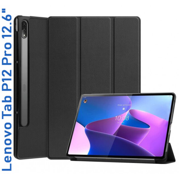 Фото - Чехол для планшета BeCover Smart Case for Lenovo Tab P12 Pro 12.6'' TB-Q706F Black (708075)