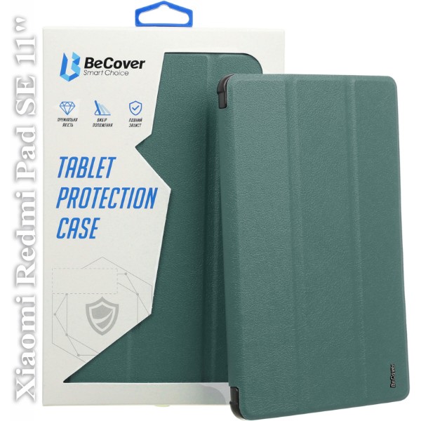Фото - Чохол для планшету BeCover Smart Case for Xiaomi Redmi Pad SE 11''Dark Green (709859)