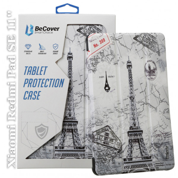 Фото - Чохол для планшету BeCover Smart Case for Xiaomi Redmi Pad SE 11''Paris (709873)