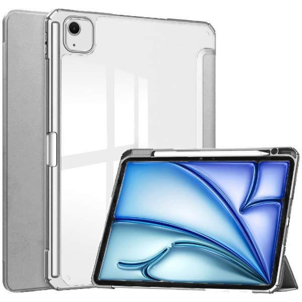 Фото - Чохол для планшета BeCover Soft Edge TPU з кріпленням Apple Pencil for Apple iPad Air 13" M4 2026 Gray (715338)