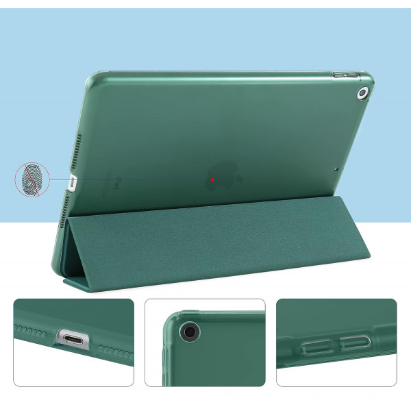 Фото - Чохол для планшету BeCover Tri Fold Hard for Apple iPad 10.2 2019/2020/2021 Dark Green (709656)