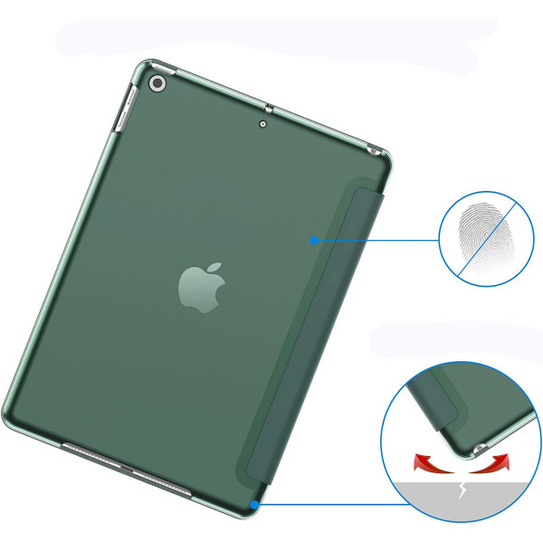 Фото - Чохол для планшету BeCover Tri Fold Hard for Apple iPad 10.2 2019/2020/2021 Dark Green (709656)